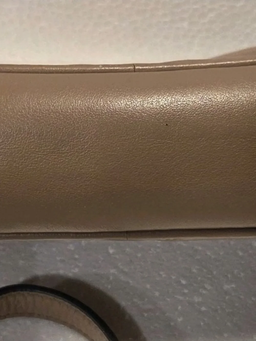 Gucci Beige Chevron Leather Crossbody with Gold GG